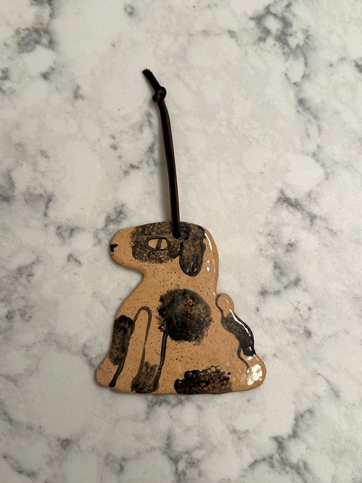 Brown Dog Ornament